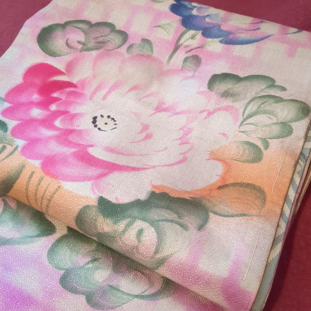 上品に華やぐ【蘇州刺繍】 大人気モチーフ【貝合わせ】 袋帯と同格の