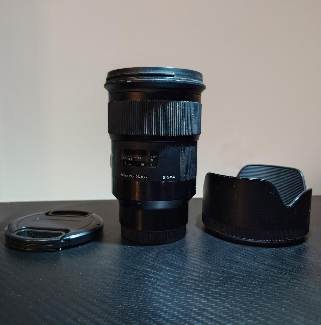 SIGMA 50mm F1.4 DG HSM （Eマウント）レンズ Amazon.com : Sigma 50mm F1.4 Art DG HSM Lens for Canon : Electronics