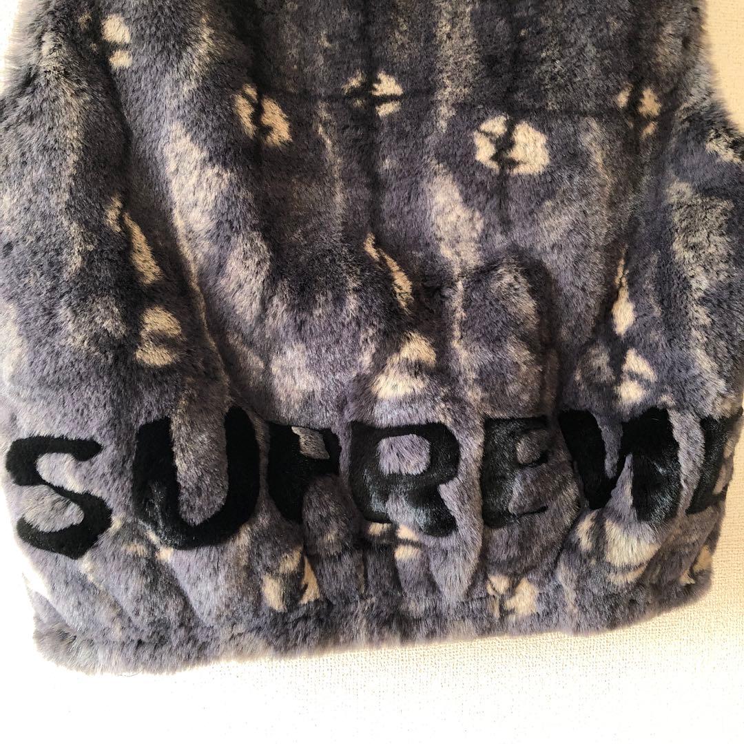 最終価格】Supreme Faux Fur Hooded Vest 21FW - メルカリ