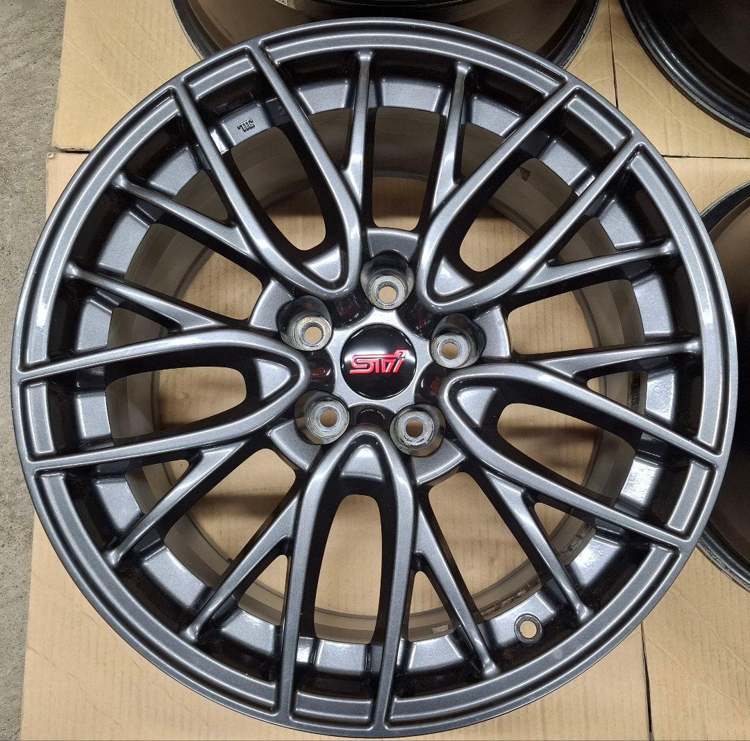 【極上品】スバル WRX STI 純正 18インチ 8.5J ホイール 4本