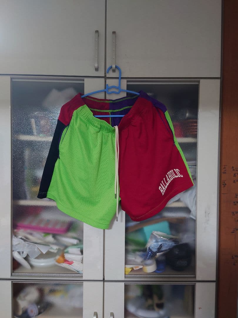 ballaholic カラフルショートパンツ Lサイズ Basic Zip Shorts (blue/white) – ballaholicオンラインショップ