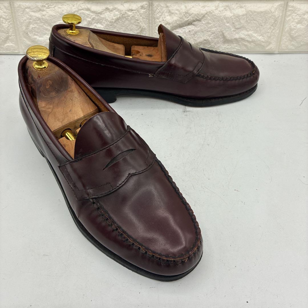 【良品】G.H.BASS ジーエイチバス ローガン ローファー 9 レザー