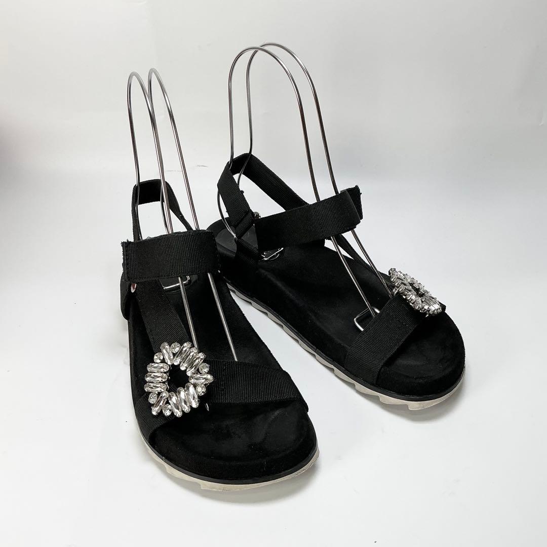 Roger Vivier　サンダル　ビジュー　スポーツ　24.5cm