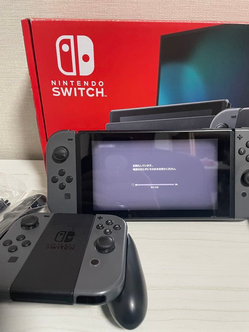 Nintendo Switch 本体Joy-Con4個 ケース SDカードセット - メルカリ