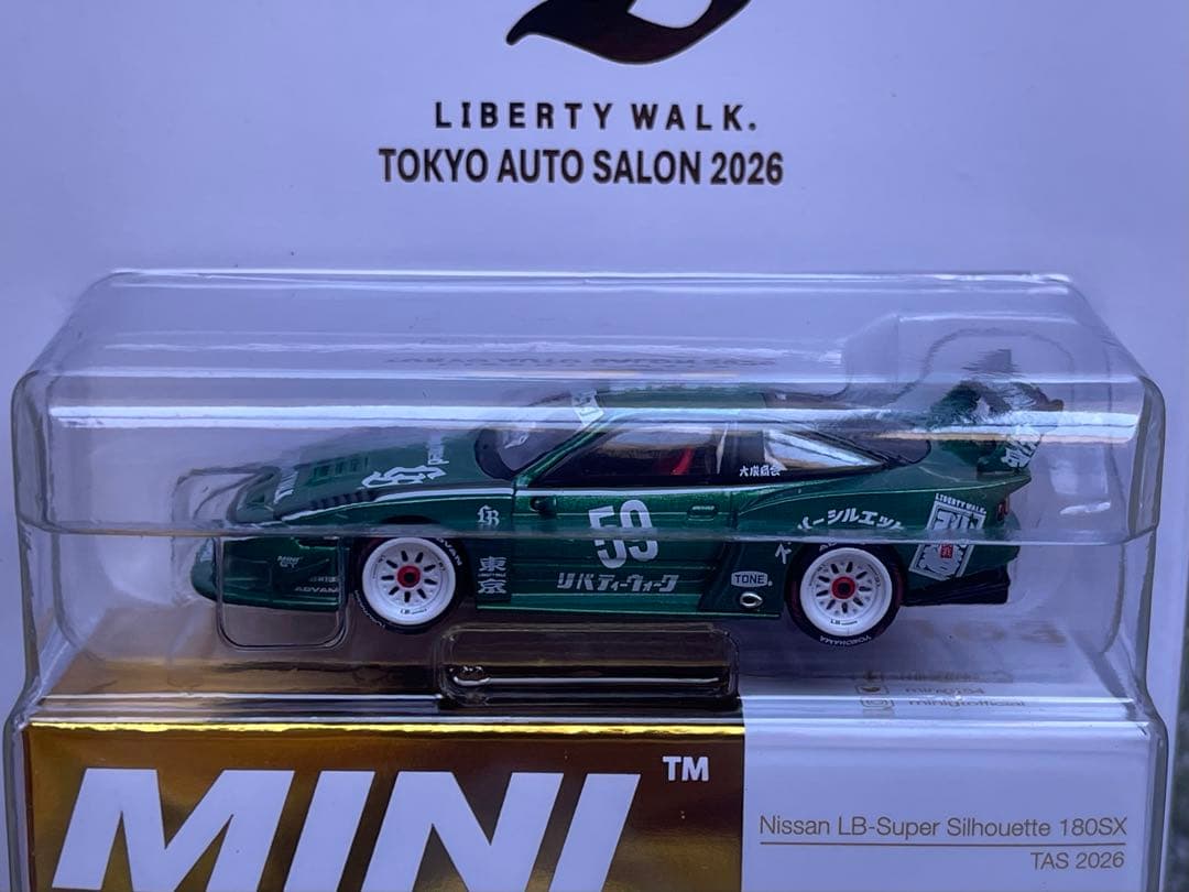 東京オートサロン 2026 限定 MINI GT 日産 180SX LBWK - メルカリ