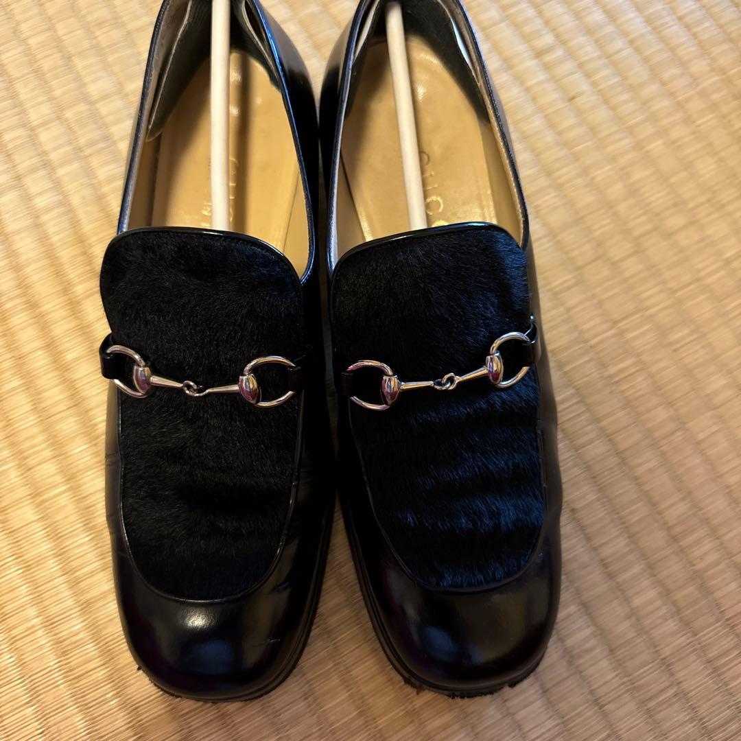 GUCCI moccassino pelle ローファー ハラコ 23 Gucci Konrad Leather Loafers | Saks Fifth Avenue