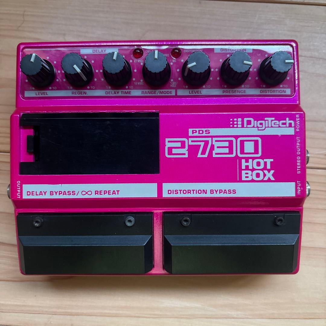DigiTech PDS2730 HOT BOX ディレイディストーション箱取説 DigiTech PDS2730 HOT BOX ディレイディストーション箱取説