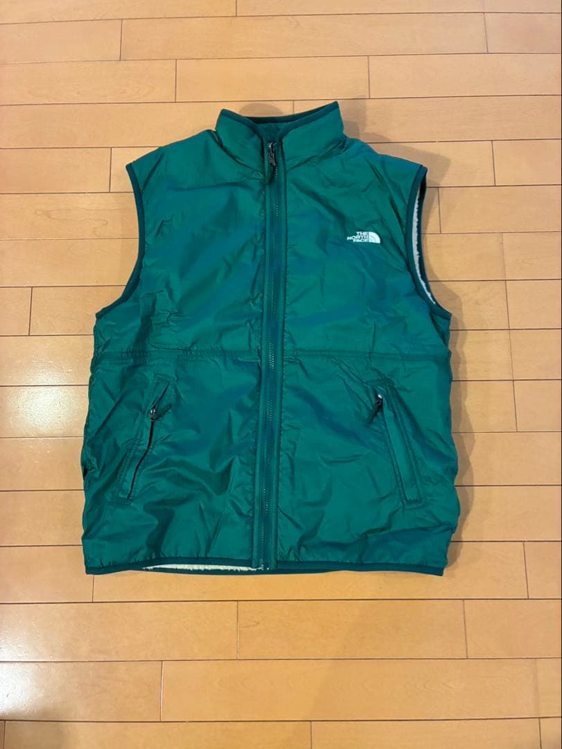 ノースフェイス リバーシブルベスト OG NP72431 グリーン M - メルカリ
