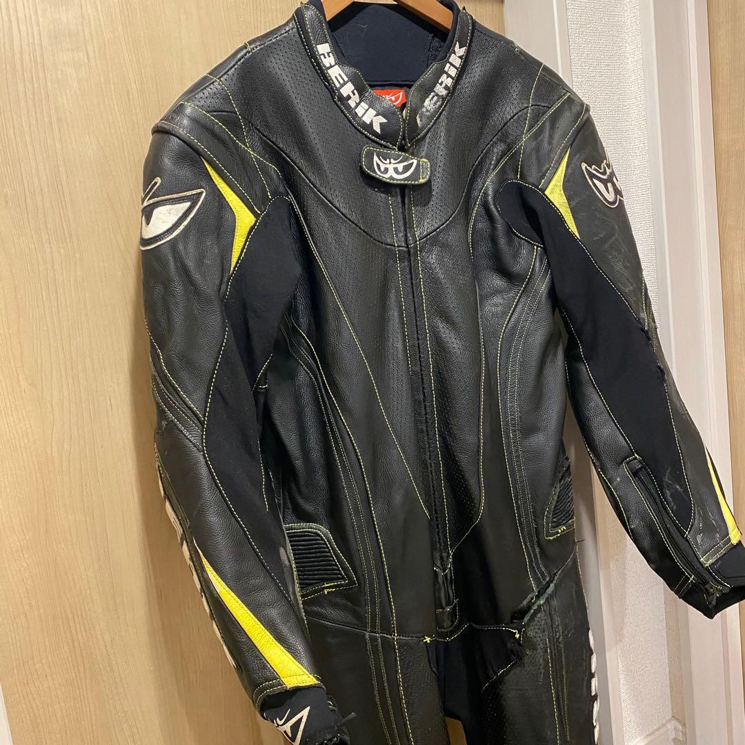 BERIK レーシングスーツ Lサイズ 革つなぎ ベリック MFJ公認 ブラック