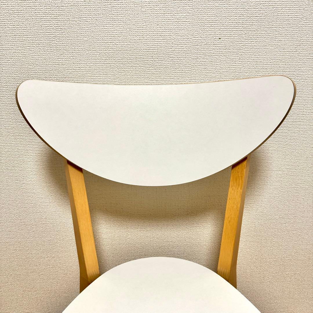 極美品】IKEA ホワイトダイニングチェア NORDMYRA ノールドミーラ