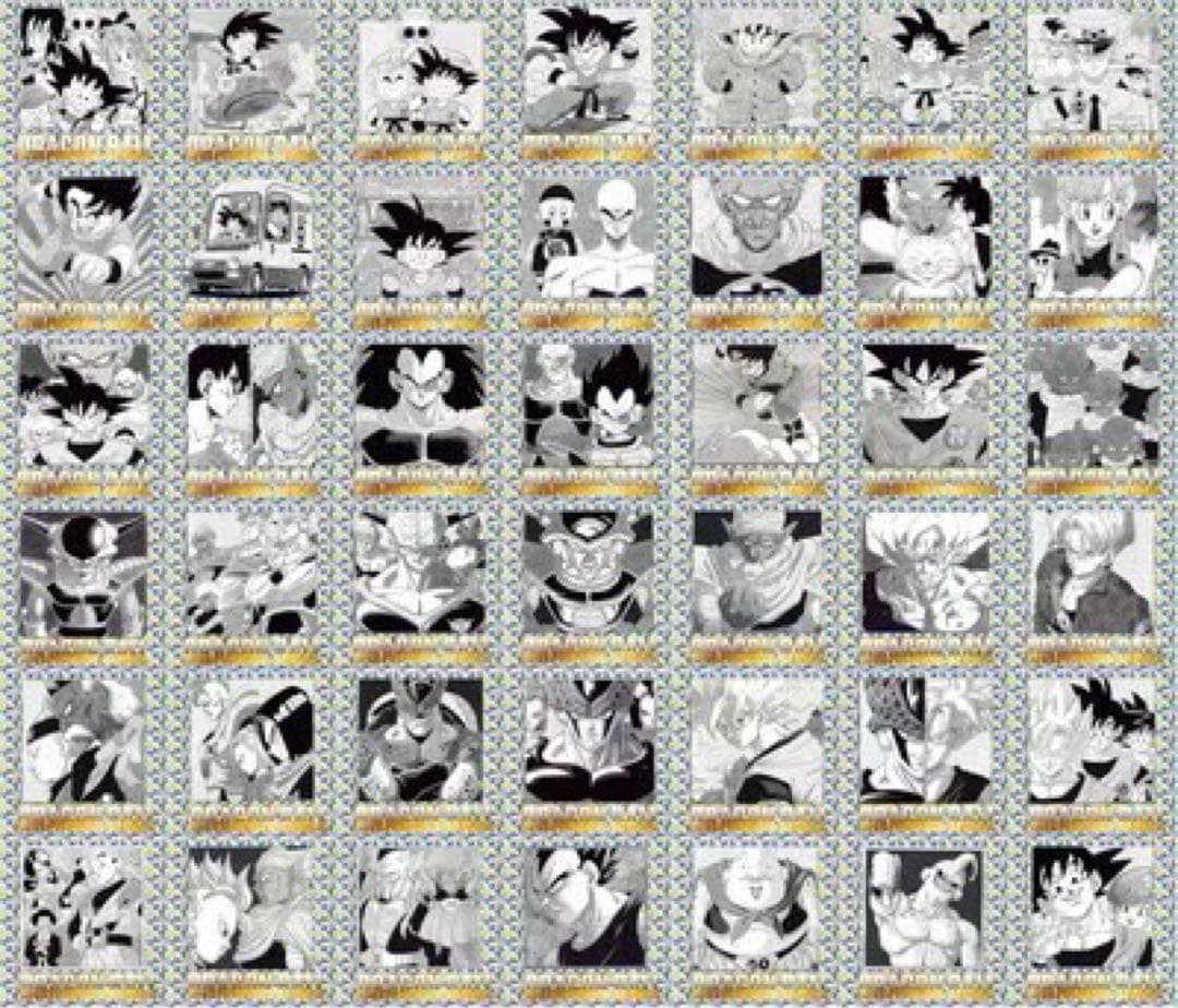 ドラゴンボール ウエハースシール 40周年記念　フルコンプリート　全42種 ドラゴンボール】シール食玩「ドラゴンボール40周年記念 オリジナル