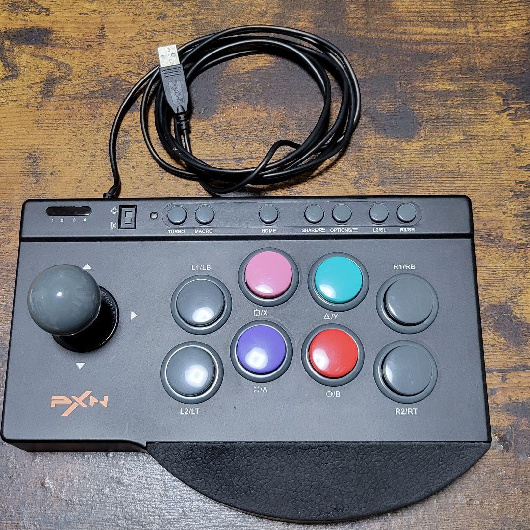 アケコン 8ボタン アーケードコントローラー PS4 PXN0082 - メルカリ