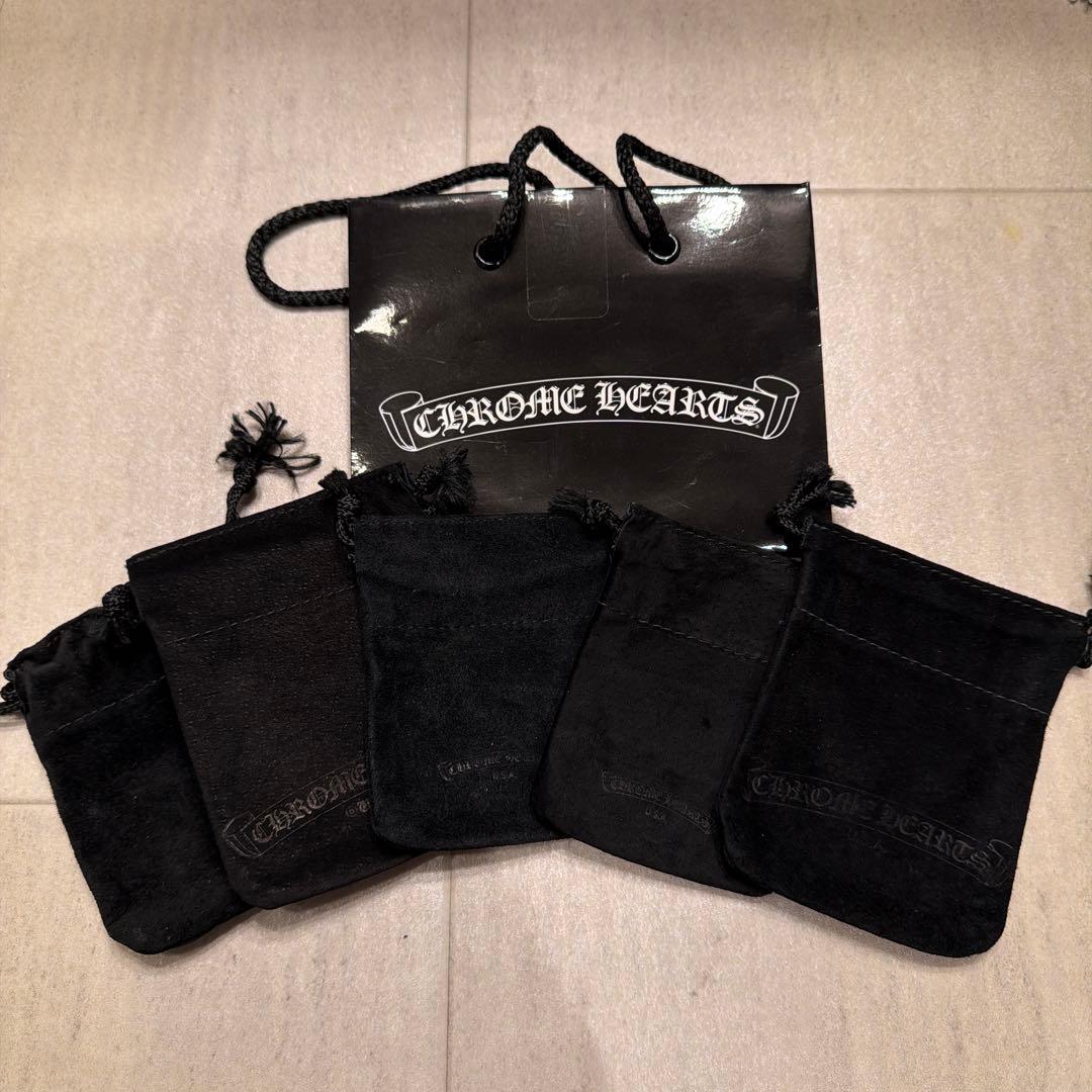 大(9×11) クロムハーツ 革袋 巾着 5枚 - メルカリ