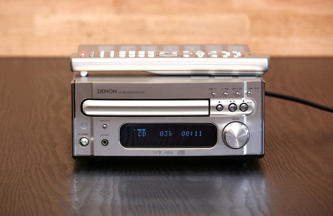 DENON RCD-M33 CDレシーバー　チューナーアンプ　完動品　美品 DENON（デノン） DENON RCD-M33 〓 06年製小さいデノンのCDアンプ, PU