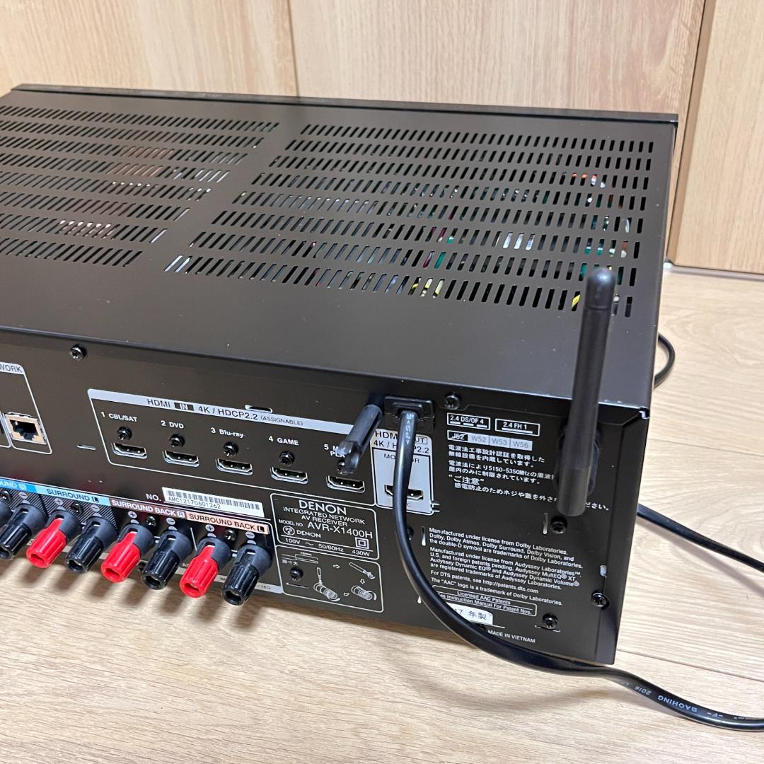 DENON　7.2ch AVサラウンドレシーバー　AVR-X1400H
