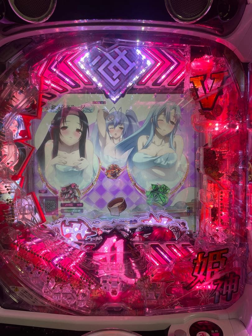 パチンコセル P百花繚乱FM-JF ミドル 中古 無加工 ディ・ライト