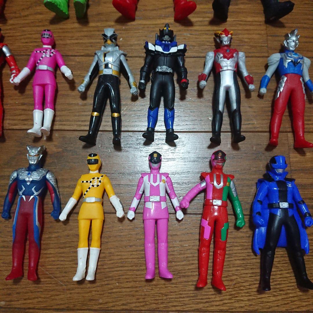 30体まとめ売り】ウルトラマン 仮面ライダー スーパー戦隊 ソフビ