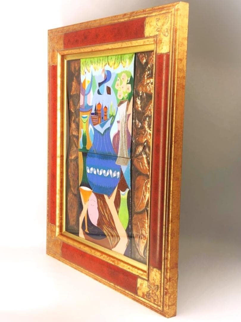 森規子 作 】 銀有線七宝 額装 - メルカリ