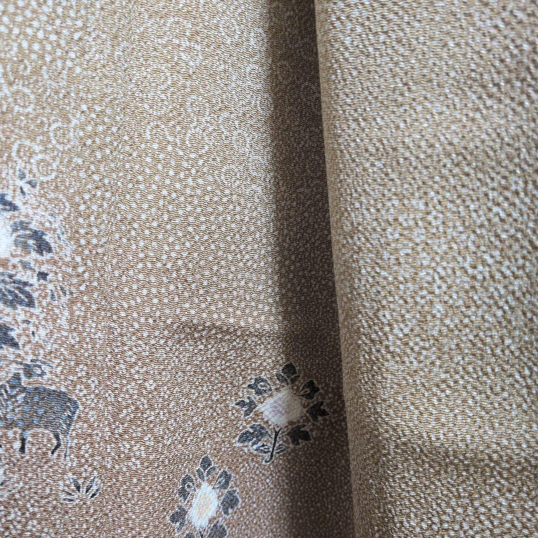 ヒューちゃん　展示会作家物　落款付下げ 楼蘭袋帯　セット　京都駒宮長着