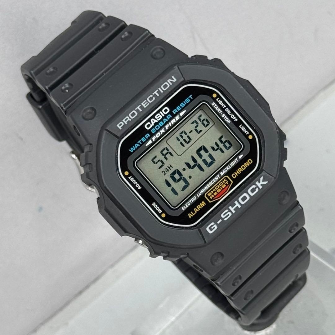 極美品 箱説付G-SHOCK DW-5600E FOX FIRE スピード - メルカリ