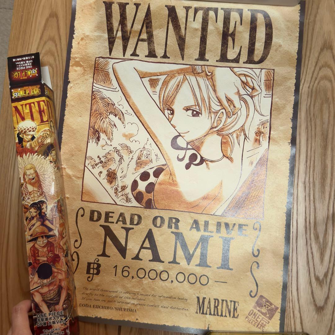 ONE PIECE 手配書ポスター OP展 大阪Ver. ナミ - メルカリ