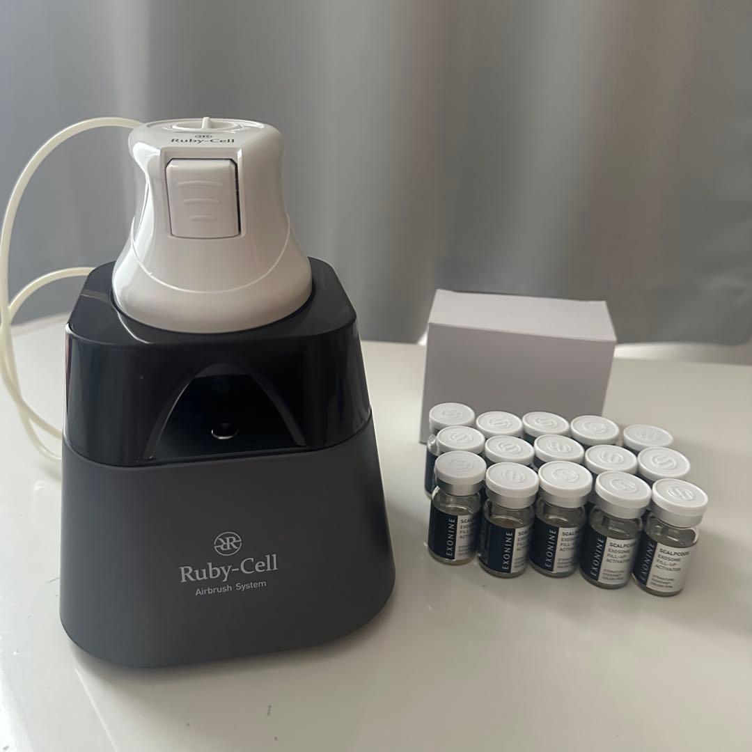 Ruby-Cell スカルプエアブラシ　エクソナイン15個付き 2026年最新】ルビーセル エアブラシの人気アイテム - メルカリ