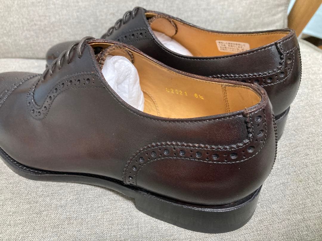 新品]ユニオンインペリアルU2021セミブローグダークブラウン6.5