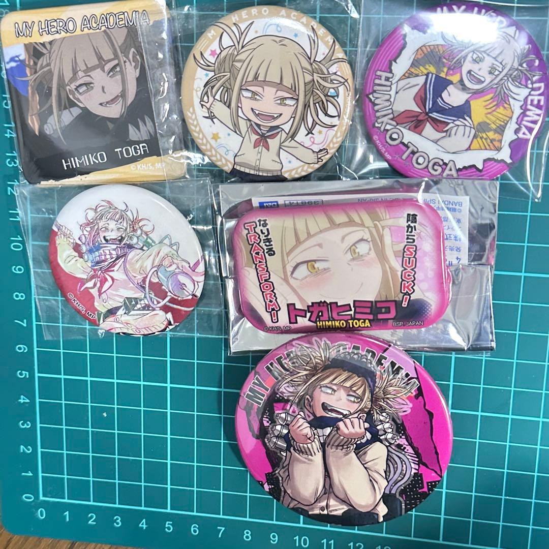 僕のヒーローアカデミア ヒロアカ トガヒミコ 缶バッジ 6点セット