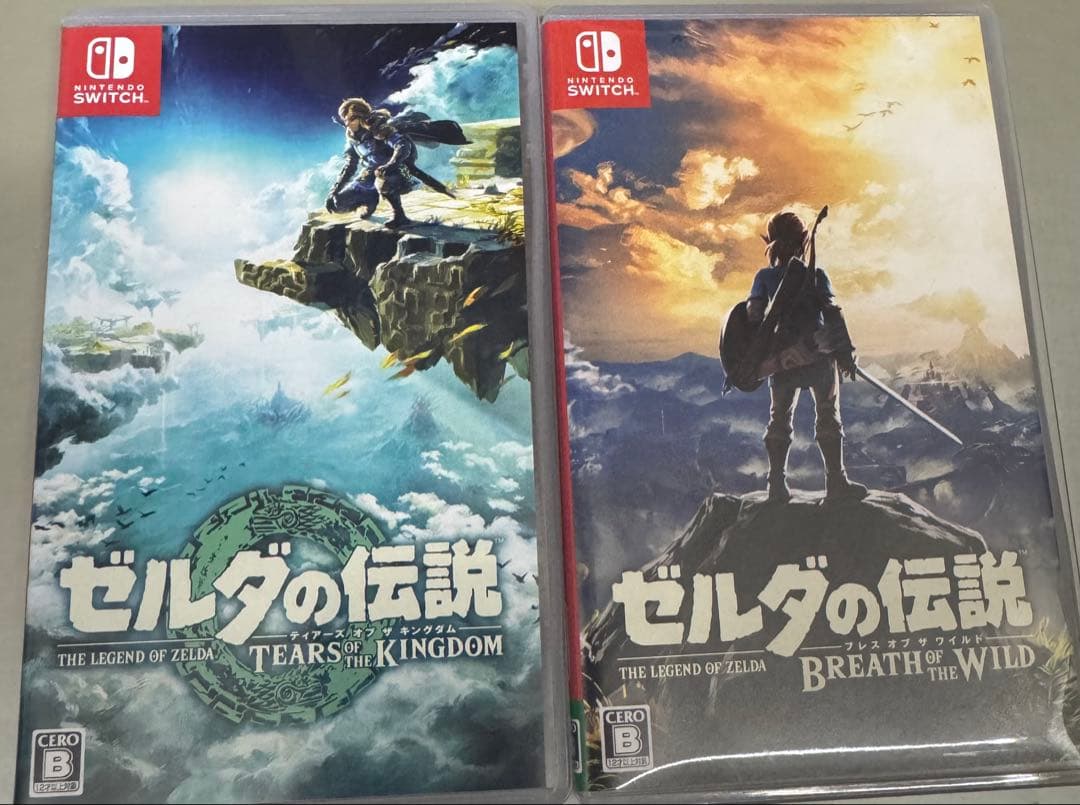 ゼルダの伝説　ブレスオブザワイルド&ティアーズオブザキングダム2本 ゼルダの伝説 ティアーズ オブ ザ キングダム Nintendo Switch 2