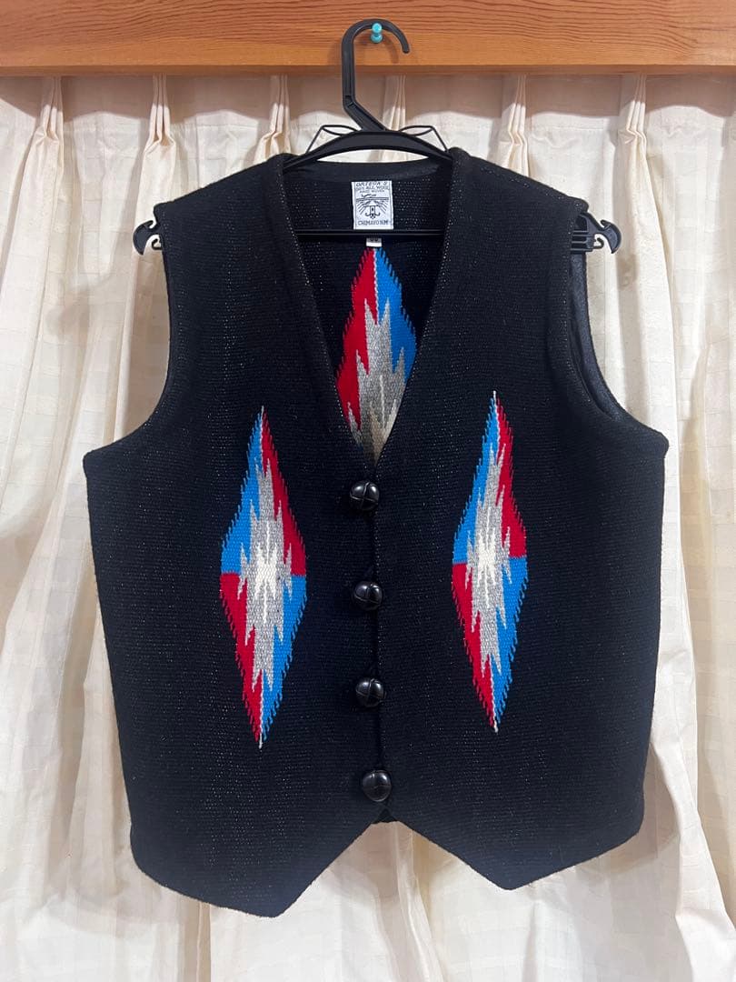 Ortega's チマヨ柄ウールベスト 36 - メルカリ