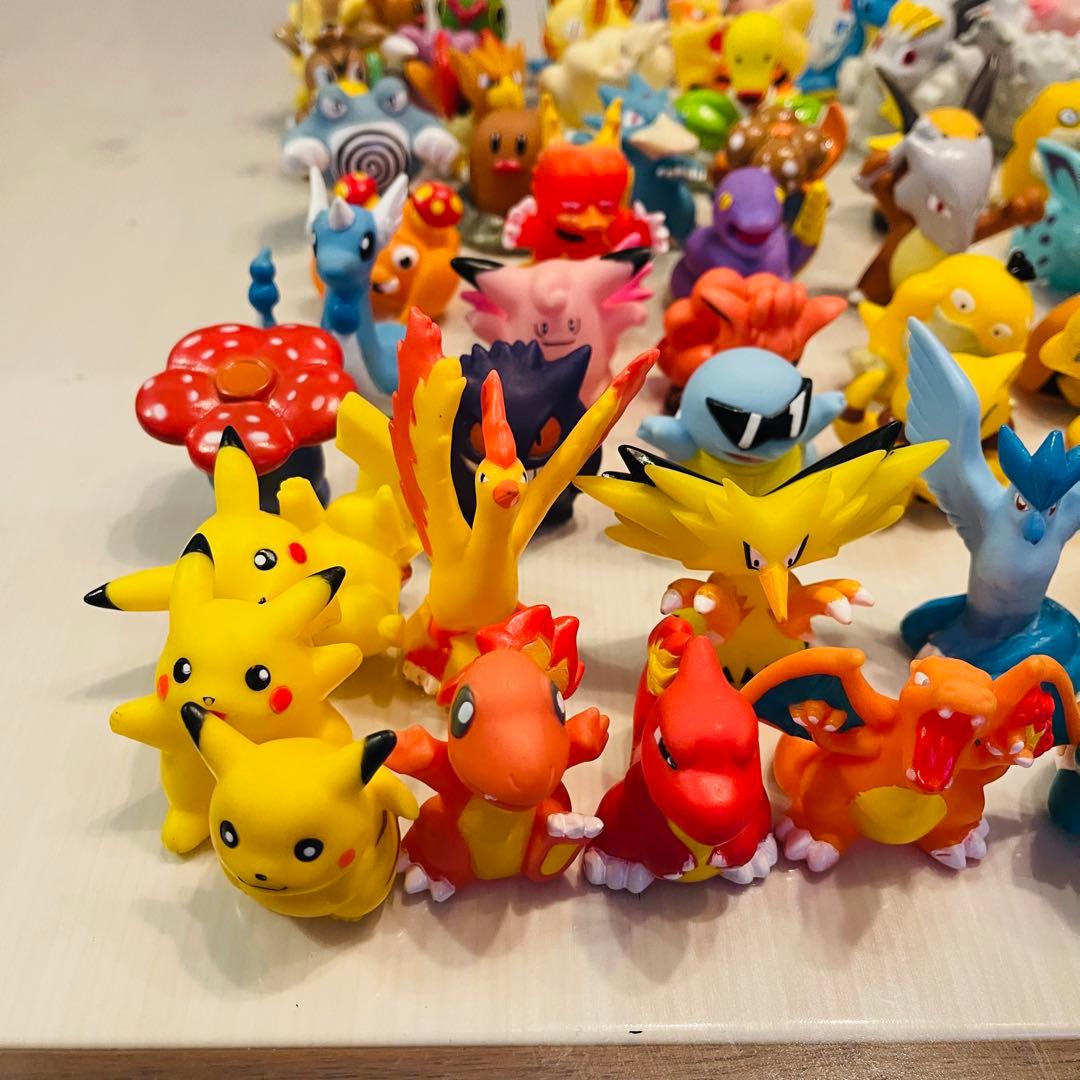 ポケモンキッズ 指人形 62個 初代 初期 御三家 ピカチュウ クリア