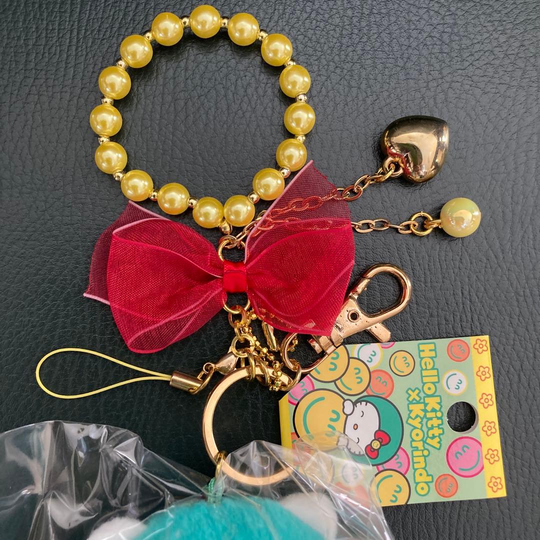非売品:激レア】ハローキティ キーホルダー ニコちゃん杏林堂コラボ