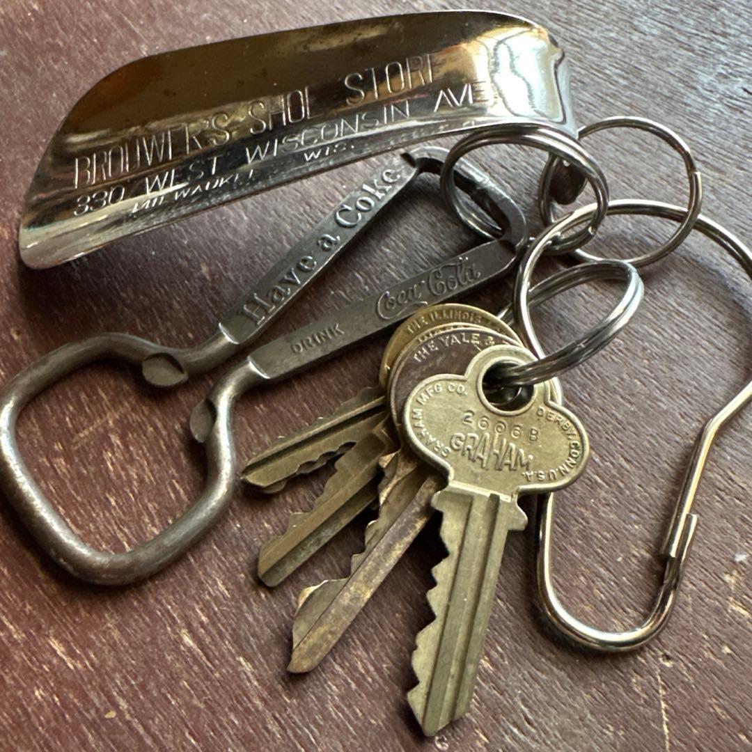 JUNK ／メタルシューホーン／オープナー／オールドキー／US VINTAGE