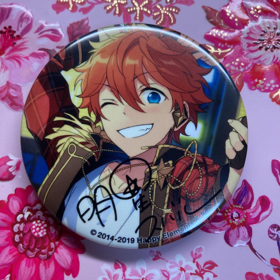 あんスタ 缶バッジ サイン入り Trickster トリスタ 明星スバル - メルカリ