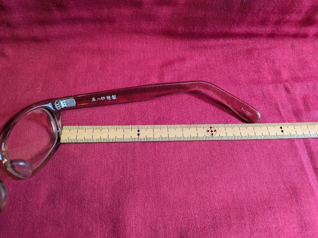 泰八郎謹製】 眼鏡 メガネ クリアベージュ T-104 - メルカリ