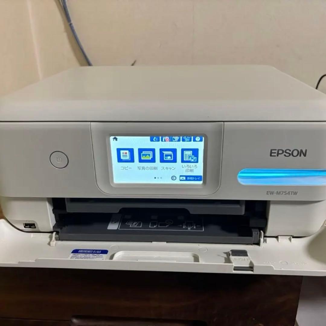 プリンター・複合機 ew-m754tw EW-M754TW インクジェット複合機 エコタンク搭載モデル ホワイト [L判