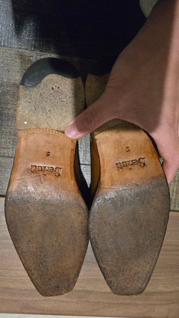 berluti モカ縫い ブラウン パティーヌ/ベルルッティの通販はau PAY