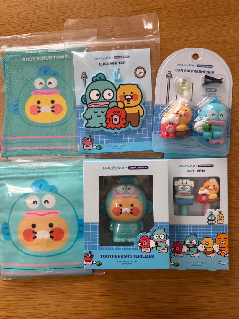 【韓国限定】ハンギョドン✖️KAKAO FRIENDS 6点セット ハンギョドン x カカオフレンズ | NOL World (interpark global)