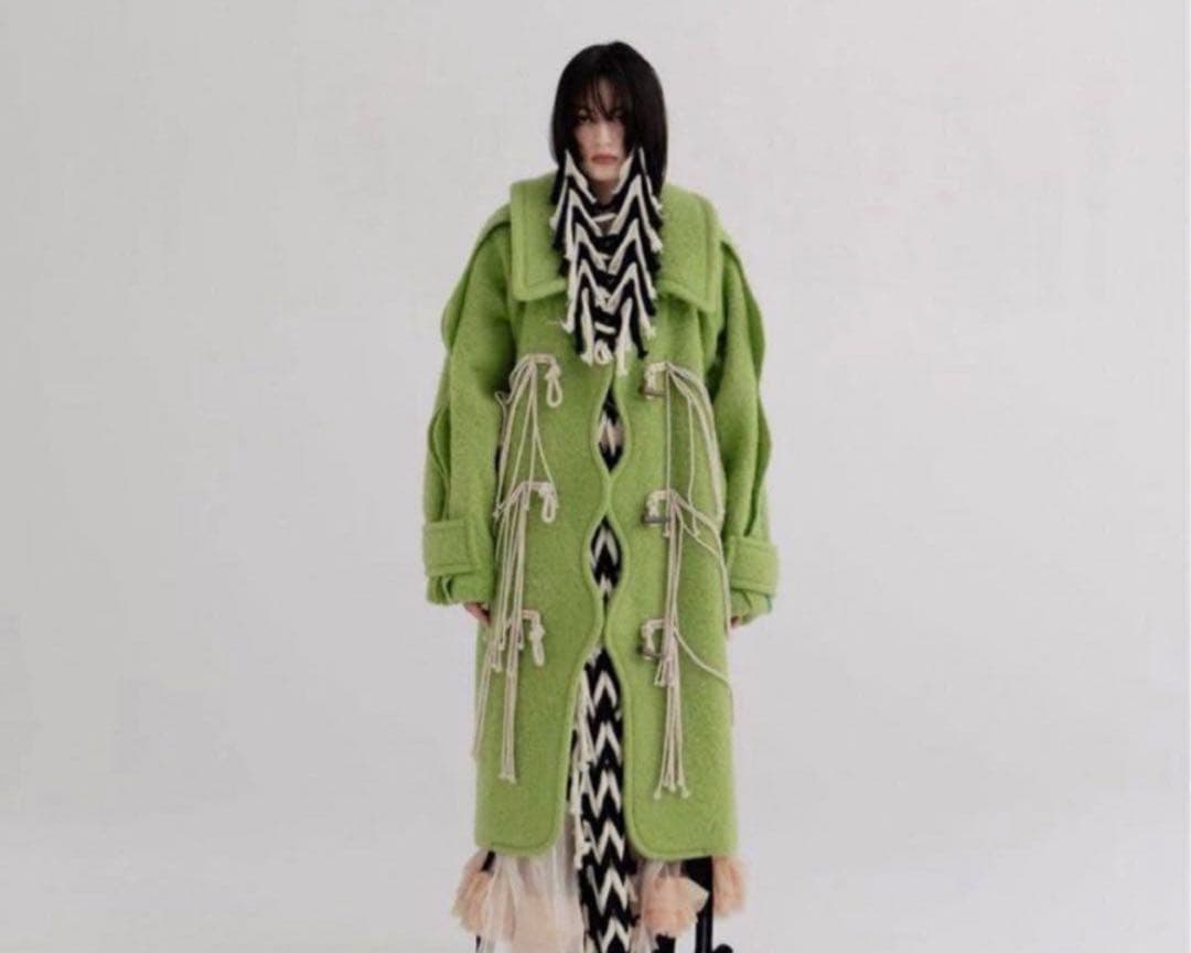 22AW BASE MARK Ladder Embroidery Coatコート - serva2z.com