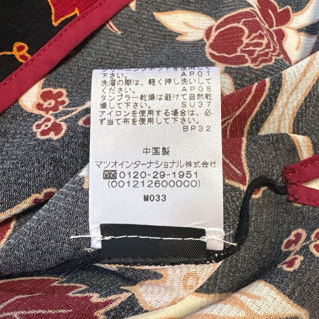 極美品 ヴィヴィアンタム チャイナ マオカラー 花柄 パワーネット