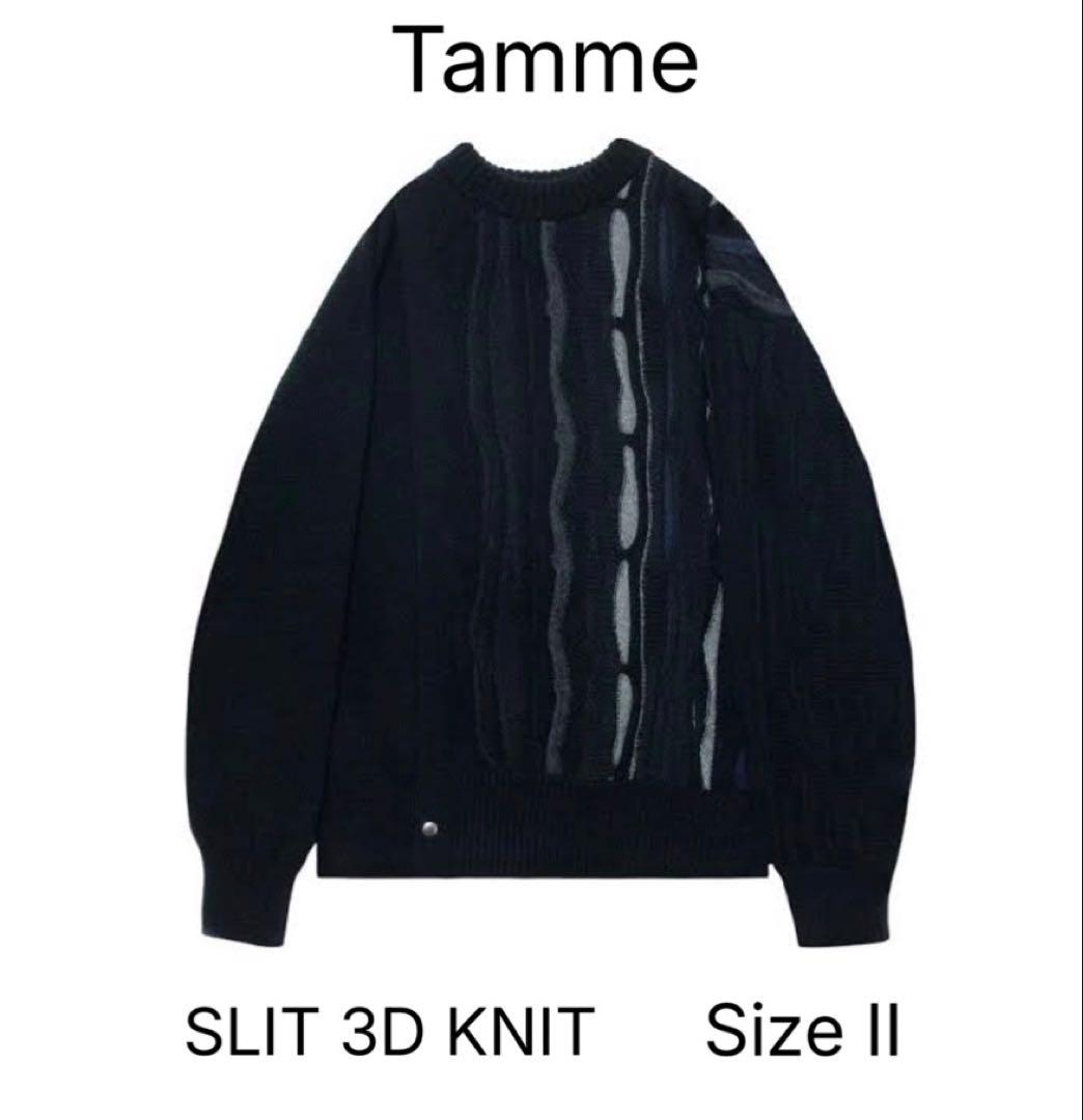 Tamme SLIT 3D KNIT ドッキング ニット 切り替え sacai Tamme SLIT 3D KNIT ドッキング ニット 切り替え sacai