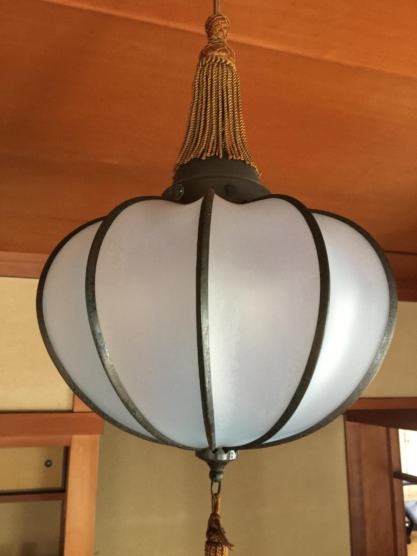 希少】古い 和風デザイン 和室 座敷用 電灯 照明 昭和 レトロ