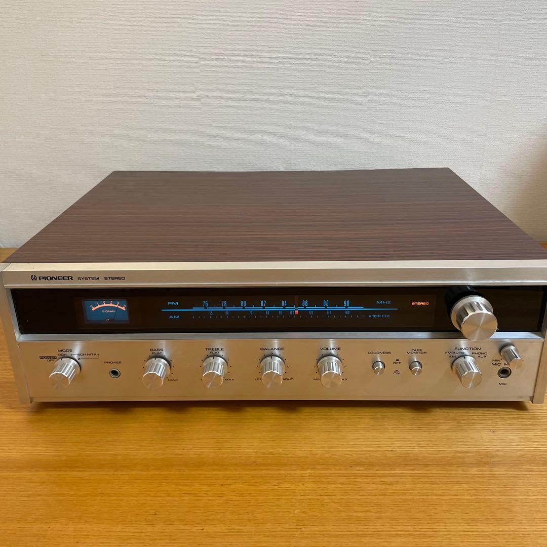【動作品】パイオニア ステレオ レシーバーアンプES-2000（昭和レトロ） PIONEER - PIONEER STEREO RECEIVER ES-2000 ♪の通販 by ゆかいで
