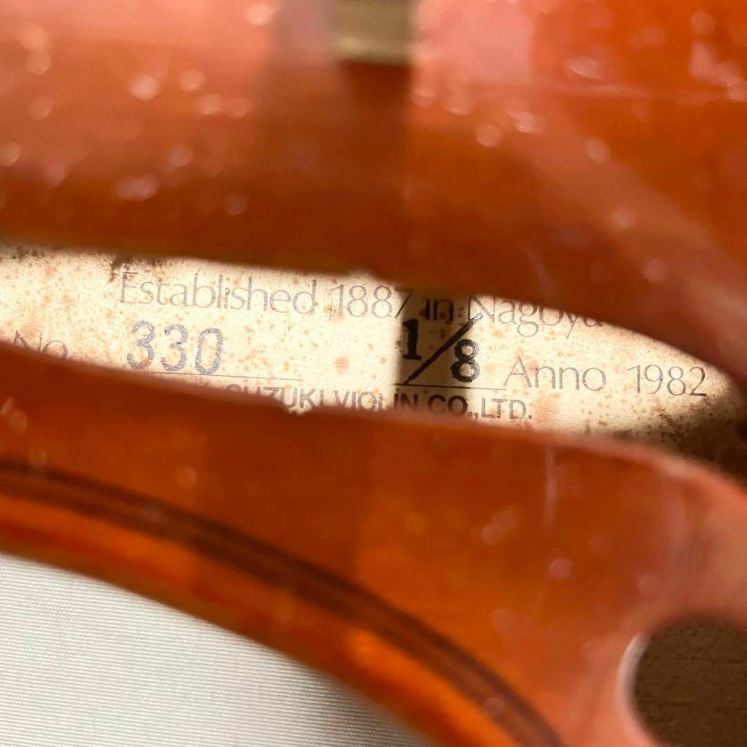 スズキ バイオリン 1/8サイズ No.330 anno1982 ケース付 - メルカリ