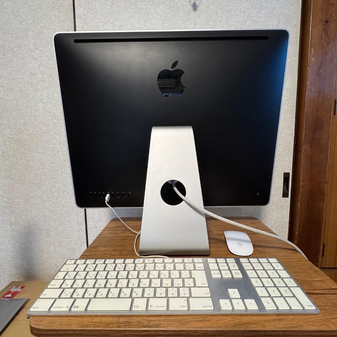 iMac 24インチ 2.8GHz 6GB RAM SSDドライブ換装 1TB