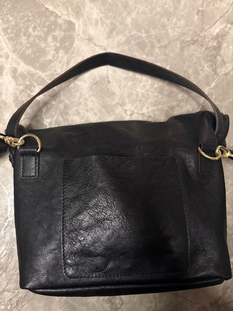 新進工房 パン屋の紙袋風バッグ マルシェ(ブラック) - メルカリ