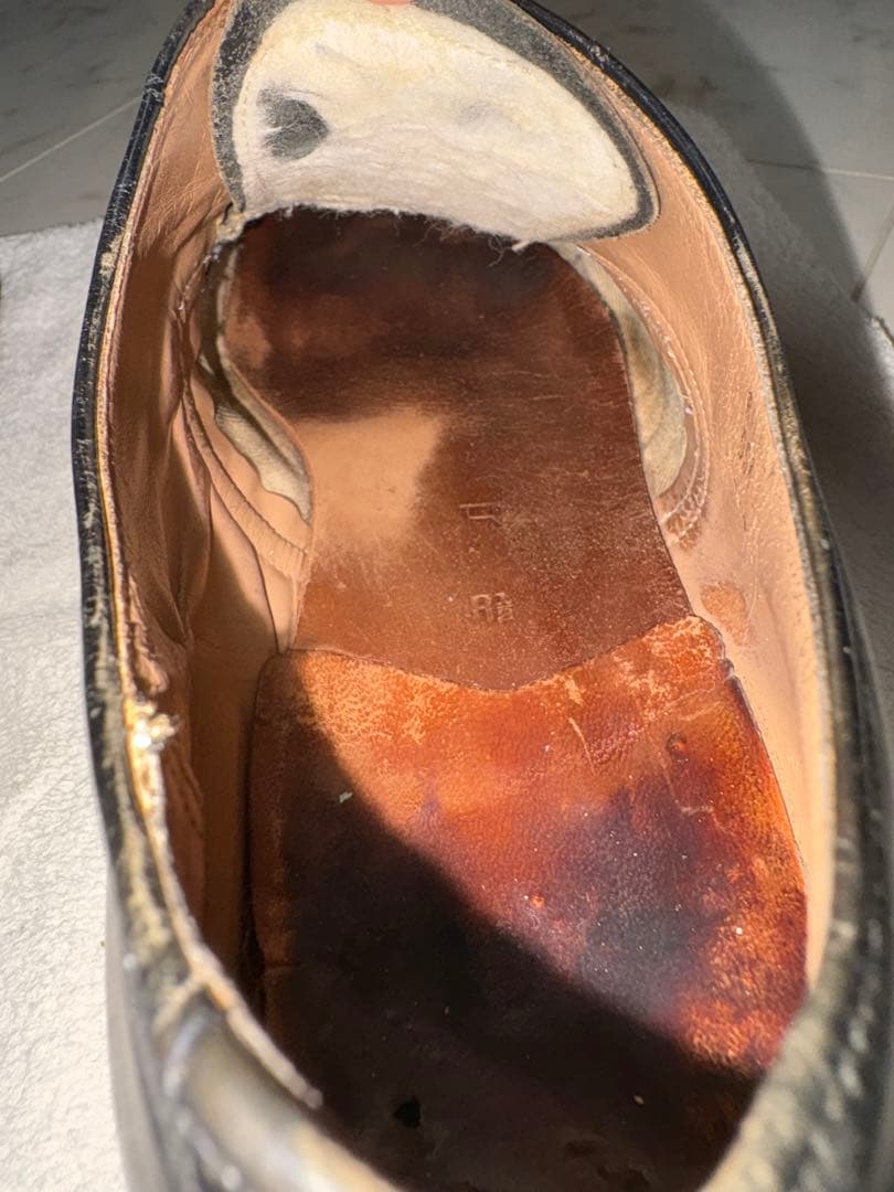 か*い様 1967年製 US NAVY サービスシューズ 8.5R 6アイレット