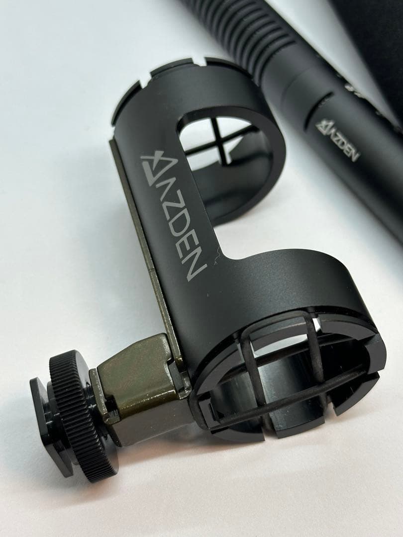 《美品》AZDEN アツデン SGM100 超指向性マイク ビデ近ジャーマー付き