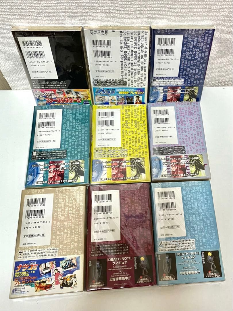 全巻初版・帯有】DEATH NOTE全巻+短編集・映画小説＋L＋ジャンパラ