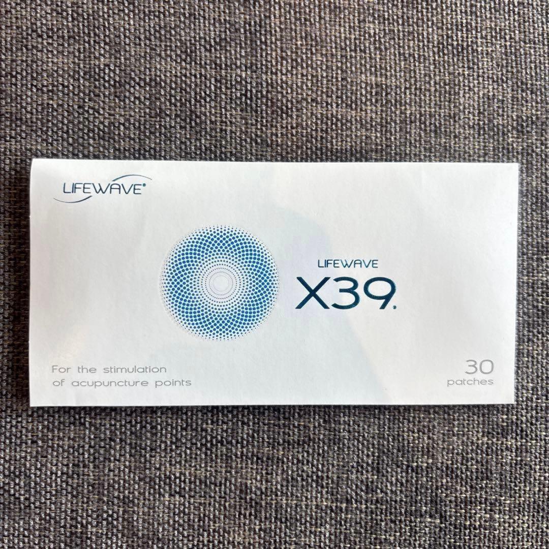 【新品未使用】LIFEWAVE X39 30枚入り エックスサーティナイン ライフウェーブ X39 パッチシール 30枚 説明書